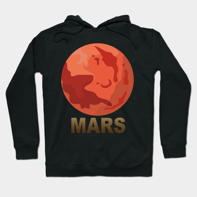 Planet mars Hoodie by PharaohCloset